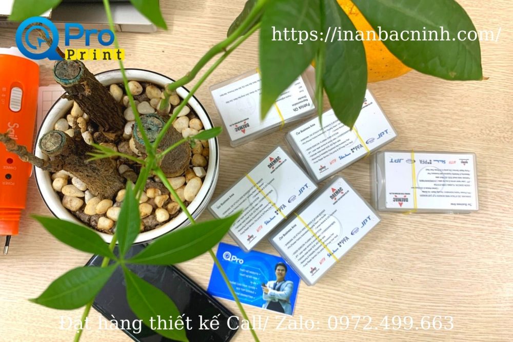 in danh thiếp công ty daemac tech hàn quốc tại bắc ninh