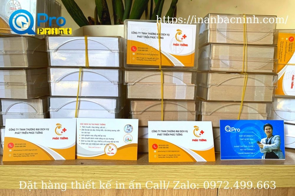 In card visit phòng khám Phúc Tường Hà nội - In ấn Bắc Ninh