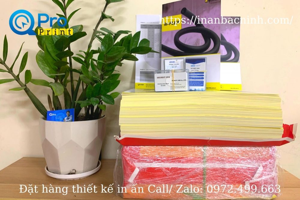 In name card công ty DHS logistics tại Bắc Ninh - In ấn Bắc Ninh