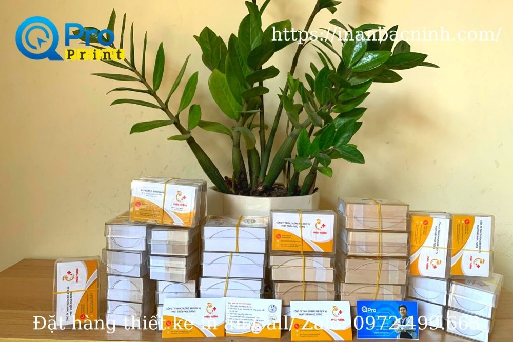 In name card phòng khám Phúc Tường Hà nội - In ấn Bắc Ninh