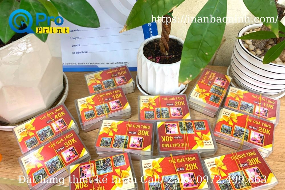 in voucher phiếu bán hàng giảm giá cửa hàng hương kaori bắc giang - in ấn bắc ninh