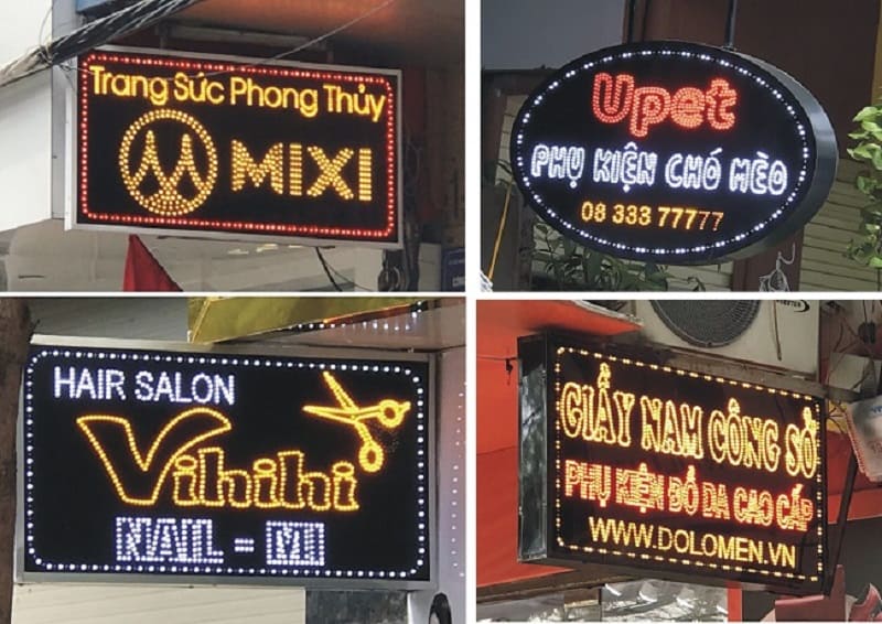 Biển vẫy là loại biển quảng cáo khá phổ biến hiện nay