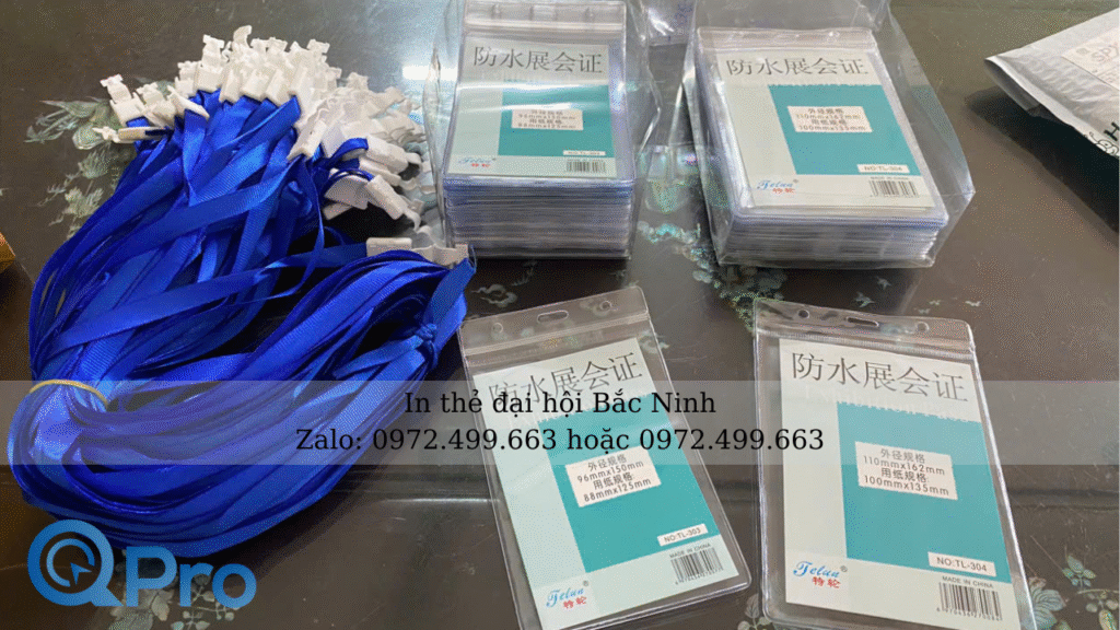 In thẻ đại biểu ở Bắc Ninh